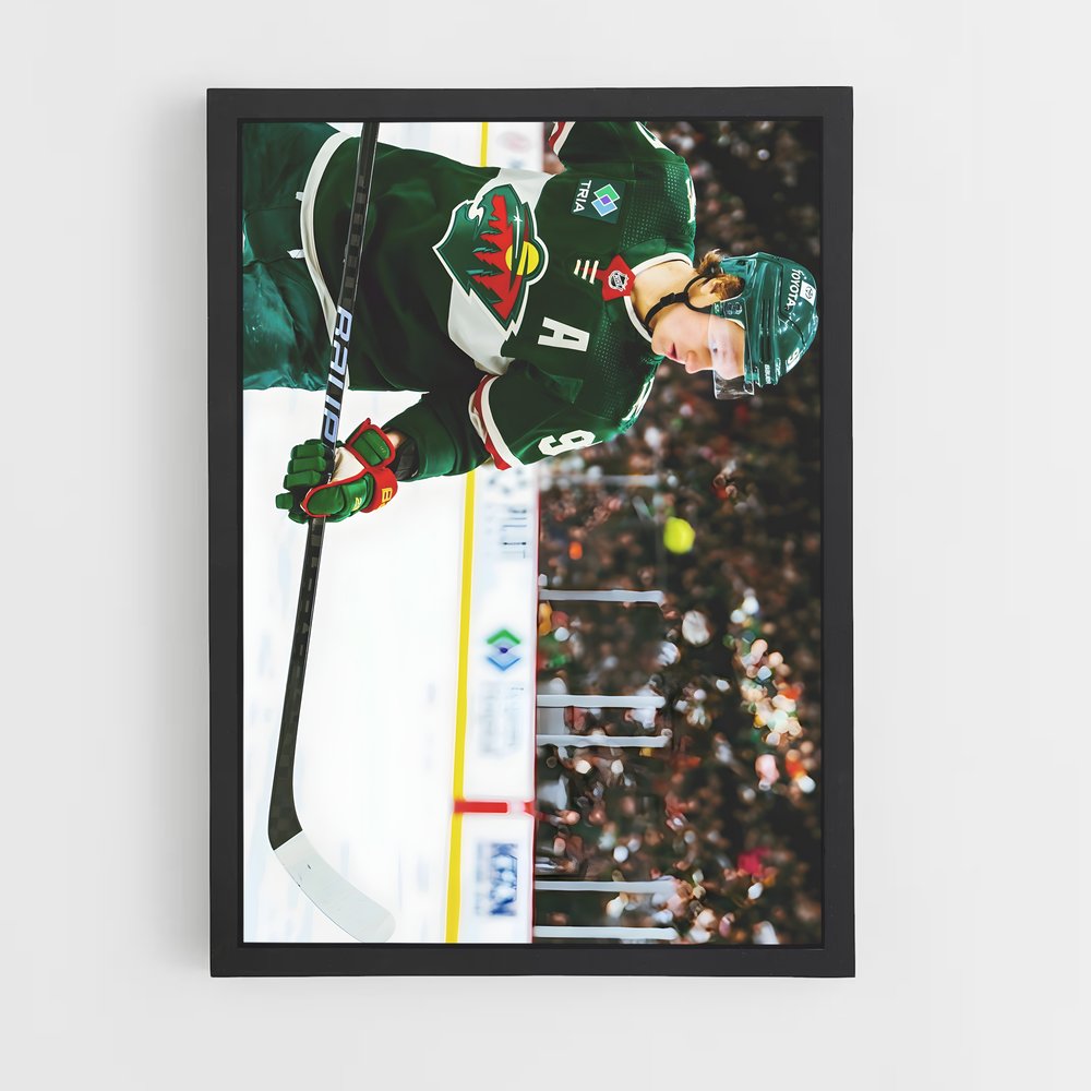 Poster Glisse Éclair – affiche Hockey sur glace (vue 2)